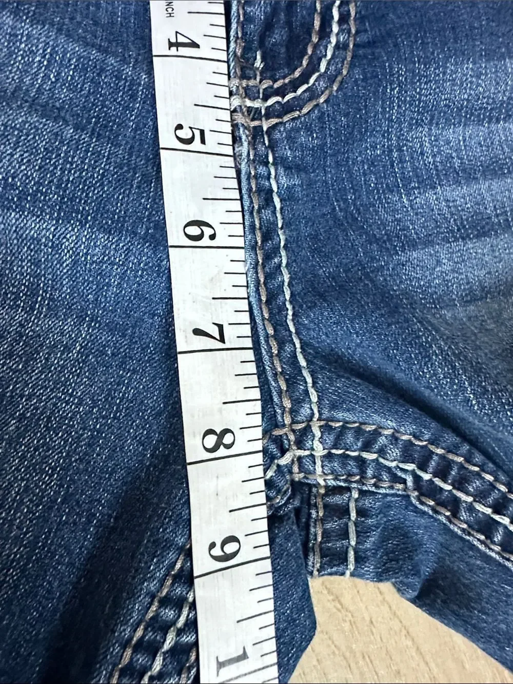 Maurices Women's Medium Blue Cropped Stretch Skinny Jeans